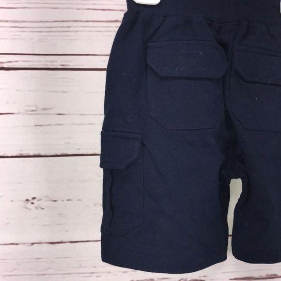 Jojo Mamane BeBe Navy Blue Infant Cargo shorts new - Picture 3 of 8